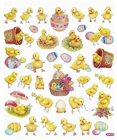 Hobby Design Sticker * Ostern Küken Ostereier * Aufkleber