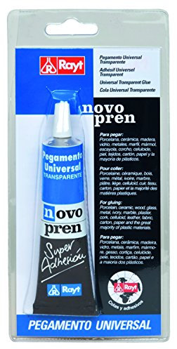 NOVOPREN 143-02 Pegamento Universal Transparente para Todo Tipo de Materiales: Papel, cartón, cerámica, Madera, Corcho