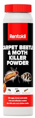 Rentokil PSC50 carpet moth and beetle killer powder
