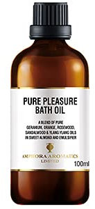 Amphora Aromatics Pure Pleasure Bath Oil 100ml - Glass
