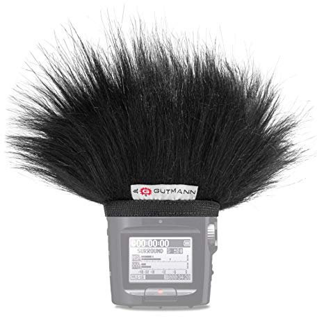 Gutmann Mikrofon Windschutz Fell für Zoom H2n Handgefertigt in Deutschland