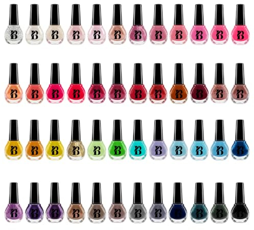 Nagellack-Set mit 48 Farben – Große Farbauswahl – Hergestellt in der Europäischen Union