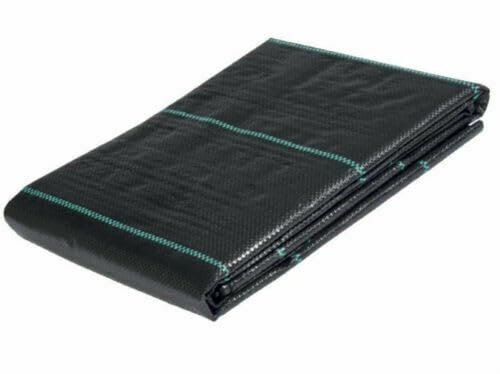 Garden Mile Heavy Duty Weed Fabric Membrane Garden Barrier Black Plastic Sheeting For Controlling Growth Of Weeds for Landscaping Flower Beds Patio Gravel Ground Cover Weed Barrier Underlay 10m x 1m