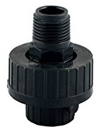 3-teilige PVC-U Verschraubung Außengewinde x Innengewinde 1 1/2