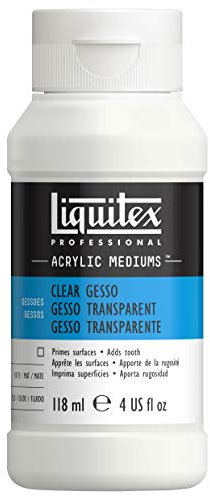 Liquitex Professional - Gesso trasparente, per preparazione superfici per la pittura, 118 ml