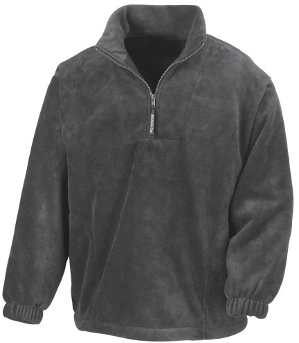 Result Fleecepullover mit Reißverschluss (XL) (Oxford Grau)