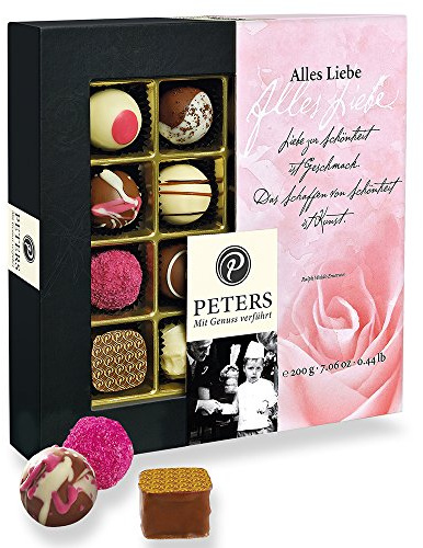 Peters « Alles Liebe » 200 g de pralines avec et sans alcool