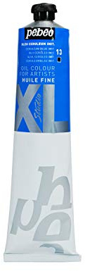 Pébéo – Fin olja XL 200 ml – oljemålning – perfekt för nybörjare eller proffs – Fine Art painting – Fin kvalitet – Pébéo-oljemålning – Ceruleumblå imitation – 200 ml