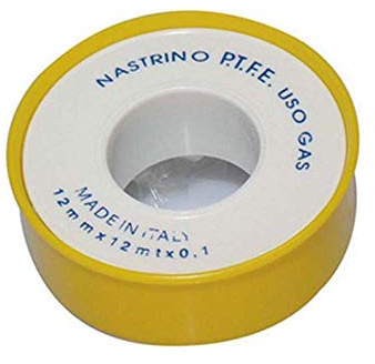 Dianhydro Professionelles Teflon-Klebeband für Gas 12 m x 12 mm
