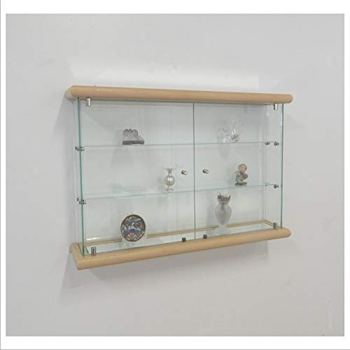 VM ART DESIGN GLASS BY VETRERIA MICELI Glashängevitrine VMBR3HT-TR (White Oak Wood)