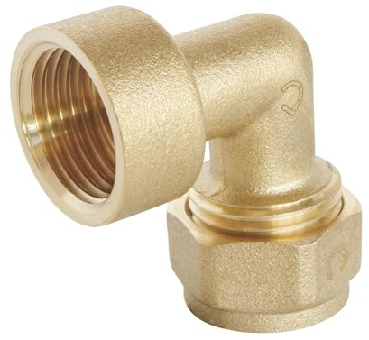 SOMATHERM FOR YOU - Compresión Codo (tornillo) para PEX tubería Ø20 - Mujer 15/21 (1/2 '')