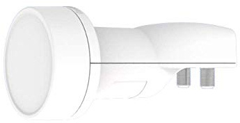Inverto 5277 IDLP-WDB01-00PRO-OPP Single Wideband 40 mm LNB with Horizontal/Vertical Ports, LO 10.40 GHz (EU) White