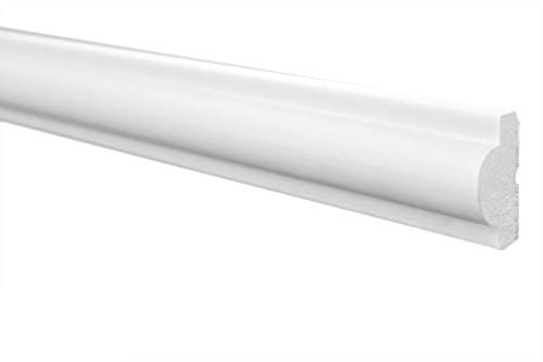 Marbet Deckenleisten aus Styropor XPS - Hochwertige Stuckleisten leicht & robust im modernen Design - (30 Meter Sparpaket E-27-11x23mm) Eckleisten