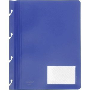 FolderSys 10 x Einhakhefter Variant A4 PP vollfarbig blau