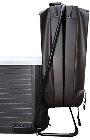 Canadian Spa Hot Tub Cover Lifter Bottom Mount, Nero, 122 x 244 x 91 cm