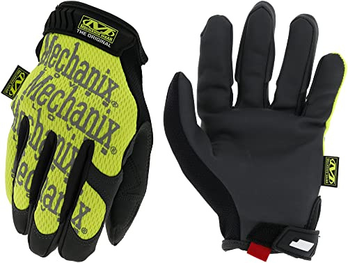Mechanix Wear - Hi-Viz Original Work Handschuhe (XX-Large, Fluoreszierend Gelb) | Hochsichtbares TrekDry mit reflektierendem Druck, langlebiges XD-Kunstleder; verstellbarer TPR-Abschluss, touchscreen-fähig