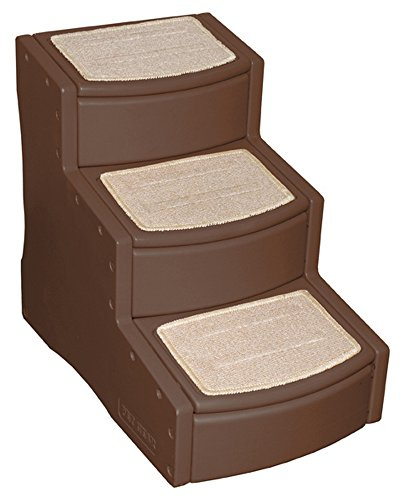 Pet Gear Easy Step III Pet Stairs, 3 Step for Cats/Dogs, Removable Washable Carpet Treads, for Pets Up to 150lbs, No Tools Required, Available in 6 Colors