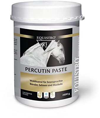 Equistro Percutin Paste | 2 kg | Spezialpaste für Pferde | Ergänzung zur äußerlichen Anwendung am Bewegungsapparat | Mit Arnikaextrakt & Menthol | Für Bänder, Sehnen und Muskeln
