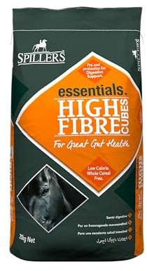 SPILLERS High Fibre Horse Feed Cubes 20KG – High Fibre with Pro and Prebiotics to Support Digestive Health – Low Calorie, Low Energy Horse Feed