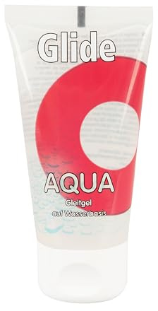 ORION Gleitgel Glide Aqua - wasserbasierendes Gleitmittel, sanft zur Haut, Latex und Silikon, langanhaltende Gleitfähigkeit, made in Germany, 50ml