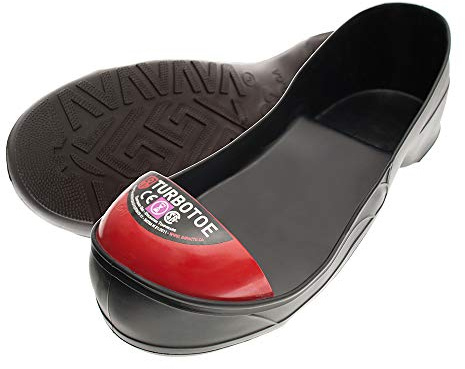 Impacto TurboToe Molded Safety Steel Toe Caps - Black , Large (10-11 M / 12-13 W) - TT L