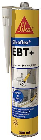 Sika Sikaflex EBT+ Adhesive, Sealant and Filler, Clear, 300 ml