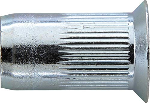 Gesipa Blindnietmuttern Stahl-gerändelt M8 – Senkkopf (Klemmbereich 1,5 – 4,5 mm, Schaftdurchmesser 11 mm) 1433715