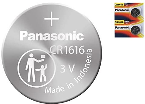 Panasonic Lot de 2 piles au lithium CR1616 3 V 3 V