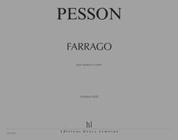 Quatuor a cordes n3 farrago --- 2 violons, alto et violoncelle