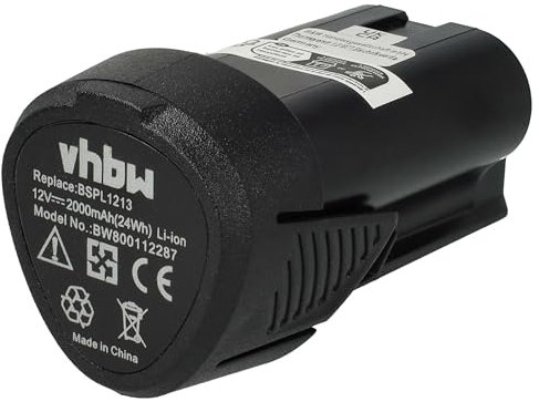 vhbw Batterie Compatible avec Hendi Couteau à Kebab (2000 mAh, Li-ION, 12 V)