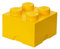 Lego Storage Brick 4 Medium Yellow