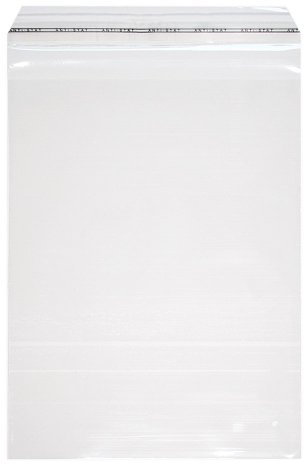 200 Stk. PP Adhäsionsverschlussbeutel hochtransparent DIN A5 165 x 220 mm - Stärke 50 mµ - Flachbeutel mit Luftloch - selbstklebende Klarsichtbeutel