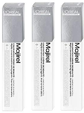 3 x Loreal majirel Crema Color del pelo 7 Rubio Medio