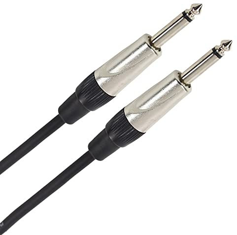 Plugger Câble Jack mâle/mâle mono 10 m Noir