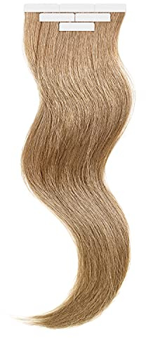 Tape In Extensions 40 cm Virgin Echthaar 10er Set Honigblond