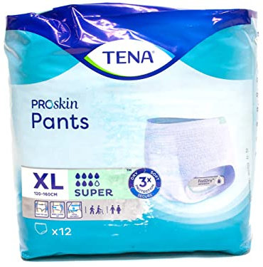 Tena Pants Super XL, ConfioFit, bei mittlerer und starker Inkontinenz, 12 Stück