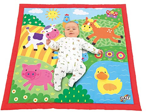 Galt Toys, Large Playmat - Farm, Baby Play Mat, Ages 0 Months Plus