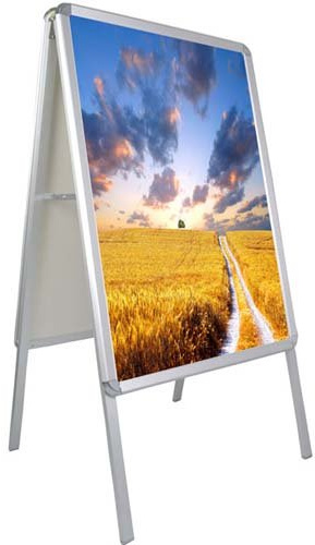 DIN A1 Alu Kundenstopper Gehwegaufsteller Plakatständer Werbetafel 1104-02