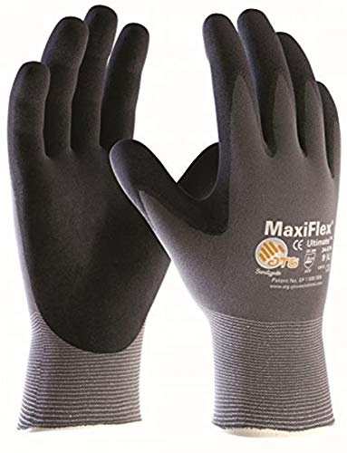 2er Pack MaxiFlex Ultimate Arbeitshandschuhe, Montagehandschuhe (alle Größen), Größe:8 (M)