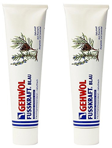 GEHWOL Fusskraft Blau, Trockene Spröde Haut, Fußcreme, 2x 125 ml