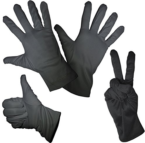 Schleiter & Jauernig SJ-HSXL 1 par fina mikrofiberhandskar extra stora 4 storlekar för rengöring puts förklädd karneval karneval karneval halloween jul handskar, 200 g