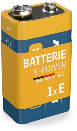 ANSMANN Batterie 5015643 X-Power Super Alkaline 9V E / 6LF22 / 6AM6 / 1er pack