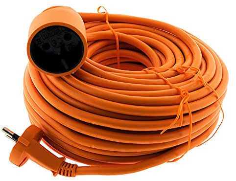 Zenitech Prolongateur 16A HO5VVF 2x1.5 Orange 25m
