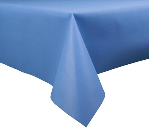 Sensalux Bierzeltgarnitur, Tischdecke aus stoffähnlichem Vlies, Standard 100 by Oeko-TEX, ideal für Jede Feier, Catering, Hochzeit, Geburtstag, 1m x 2,5m, Hellblau