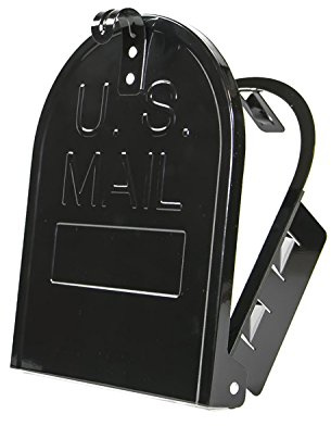 11 (Width) x 14 (Height) RetroFit Snap-in Mailbox Door Replacement - Black