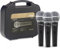 Stagg SDM50-3 Set di 3 microfoni dinamici professionali