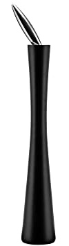 Alessi Mp1562 Moulin à Poivre en Bois de Hêtre, Noir