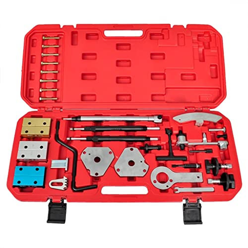 vidaXL Kit d'Outils de Calage pour Voiture Auto Réglage Véhicule Outils Garage