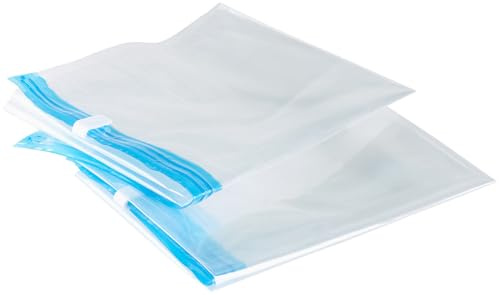 PEARL Vakuumbeutel zum Rollen: 2er-Set Vakuum-Beutel zum Einrollen, Größe 40 x 60 cm (Vakuumbeutel Reise, Reise Rollen, Jacke)