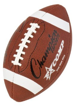 Champion Sports Pee Wee Size Composite Leather Series Football, Brown